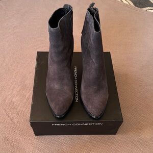 French Connection Women's dark gray Ankle Boots